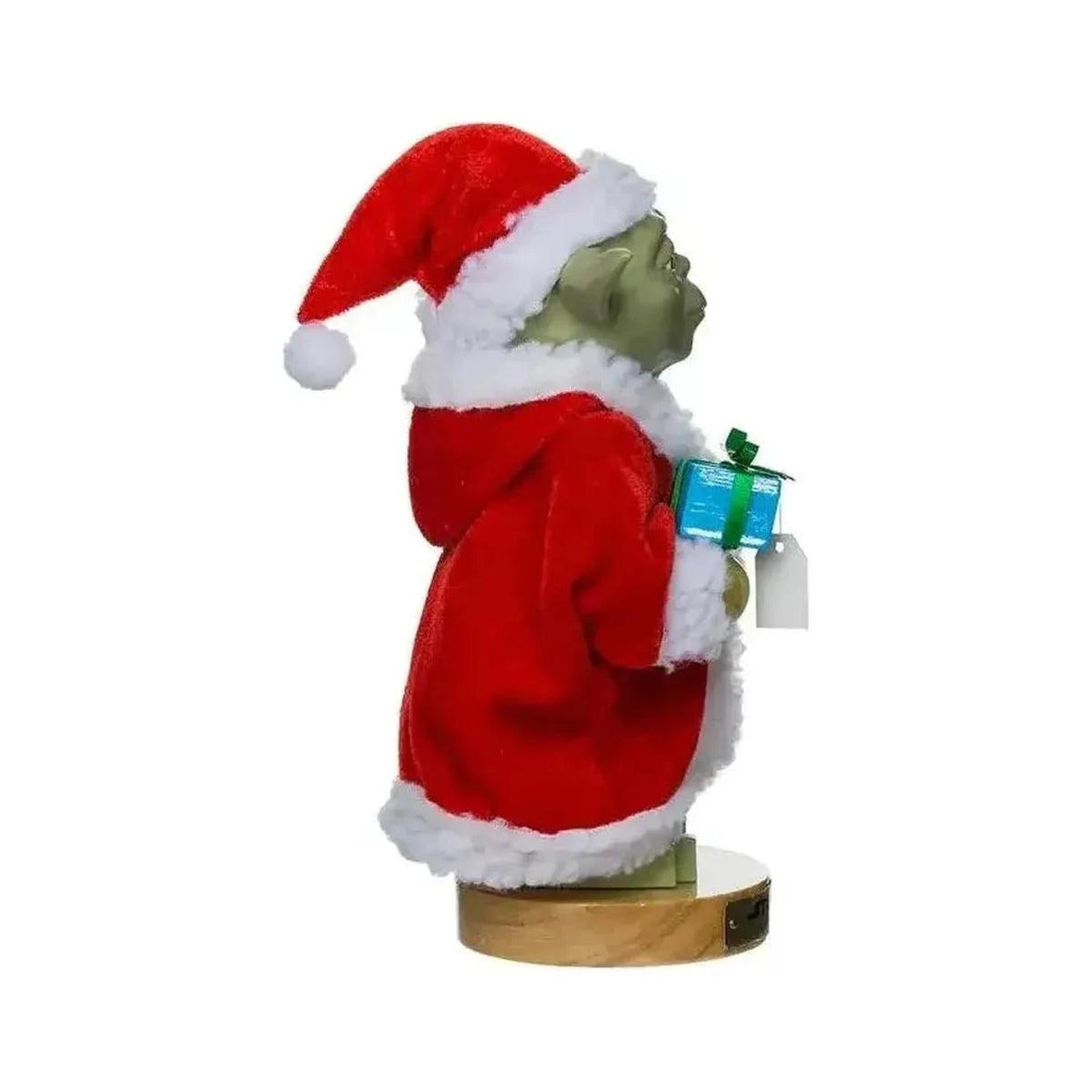 Kurt Adler 9-Inch Yoda in Santa Robe Nutcracker