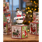 Vintage Jolly Snowman Figurine