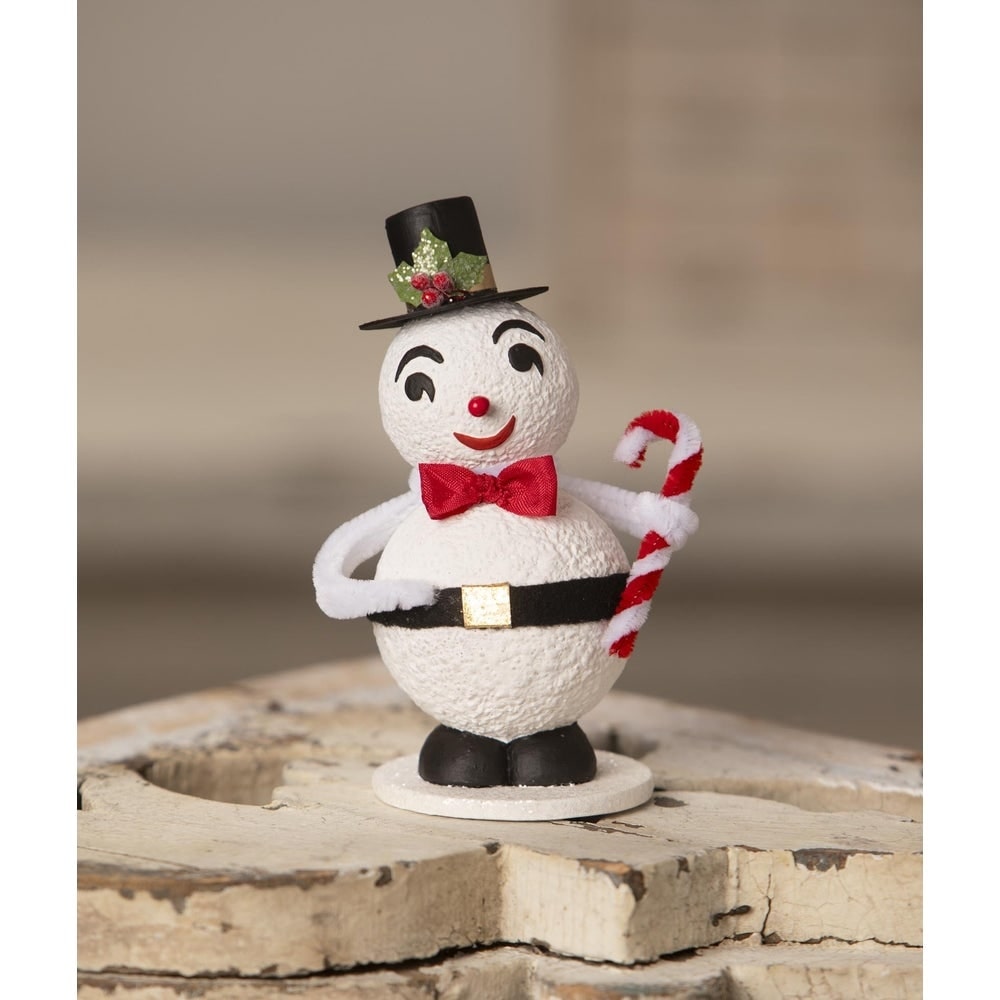 Vintage Jolly Snowman Figurine