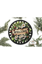 Shop For Welcome Ladybug Daisy Round Sign