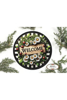 Shop For Welcome Ladybug Daisy Round Sign at Michelle's aDOORable Creations