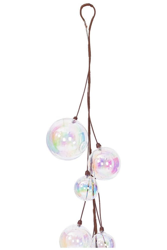 Shop For 10' Clear Iridescent Branch Ball Wire Garland N222700