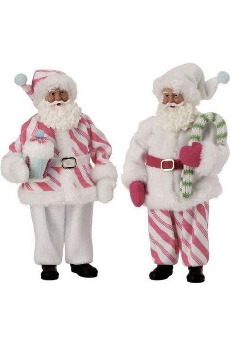 Shop For 10" Fabric Candy So Sweet Santa at Michelle's aDOORable Creations