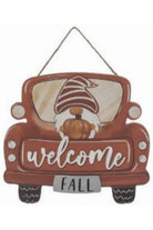 10" Fall Truck Hanging Decor - Michelle's aDOORable Creations - Wooden/Metal Signs