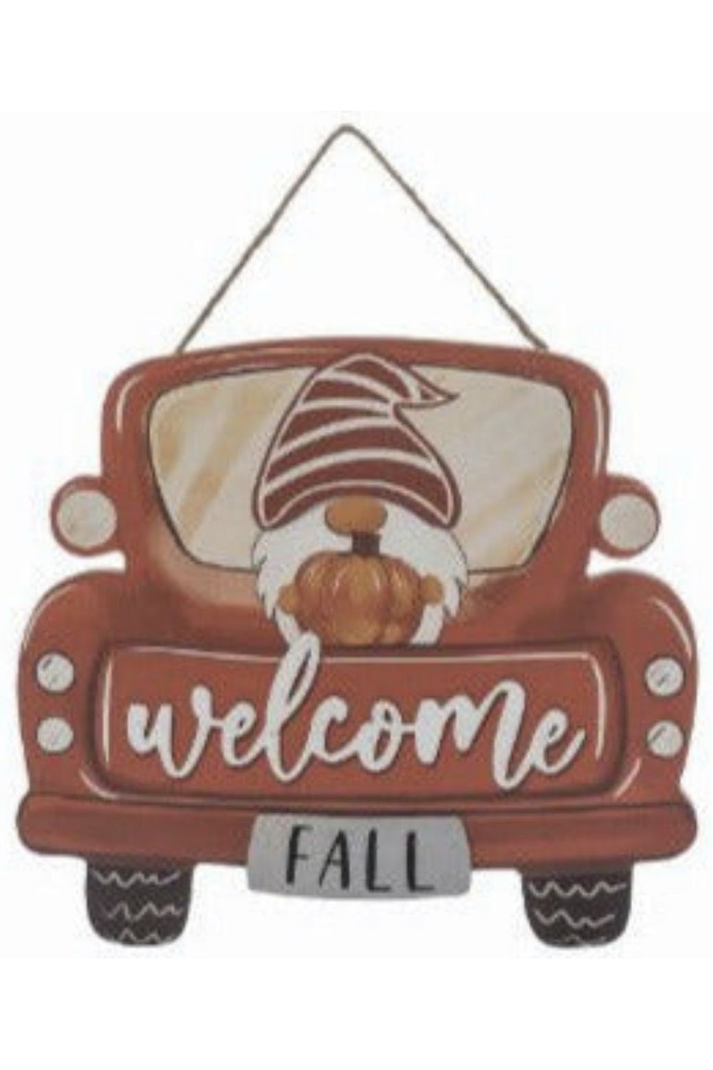 Shop For 10" Fall Truck Hanging Decor TH00302G