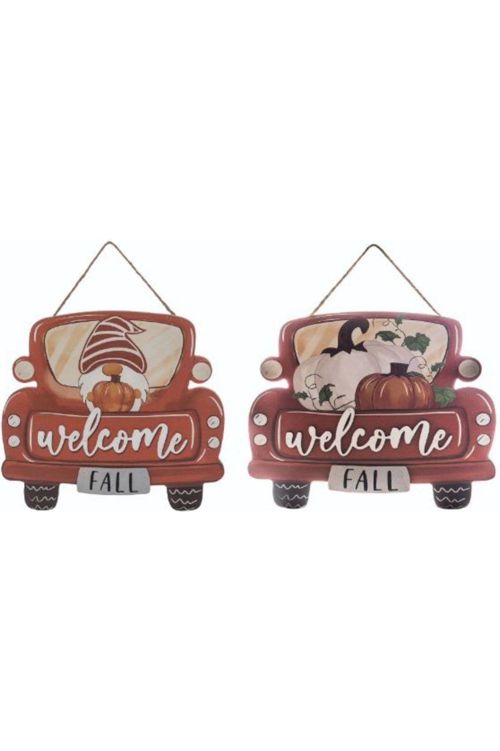 Shop For 10" Fall Truck Hanging Decor TH00302G