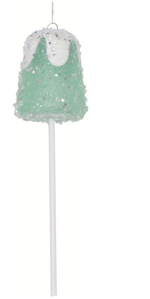 10" Green Gumdrop Lollipop Ornament (Set of 3) - Michelle's aDOORable Creations - Holiday Ornaments