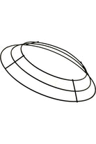 Shop For 10-inch Plain Wire Wreath Form: 3 Wire Black Frames MD005202