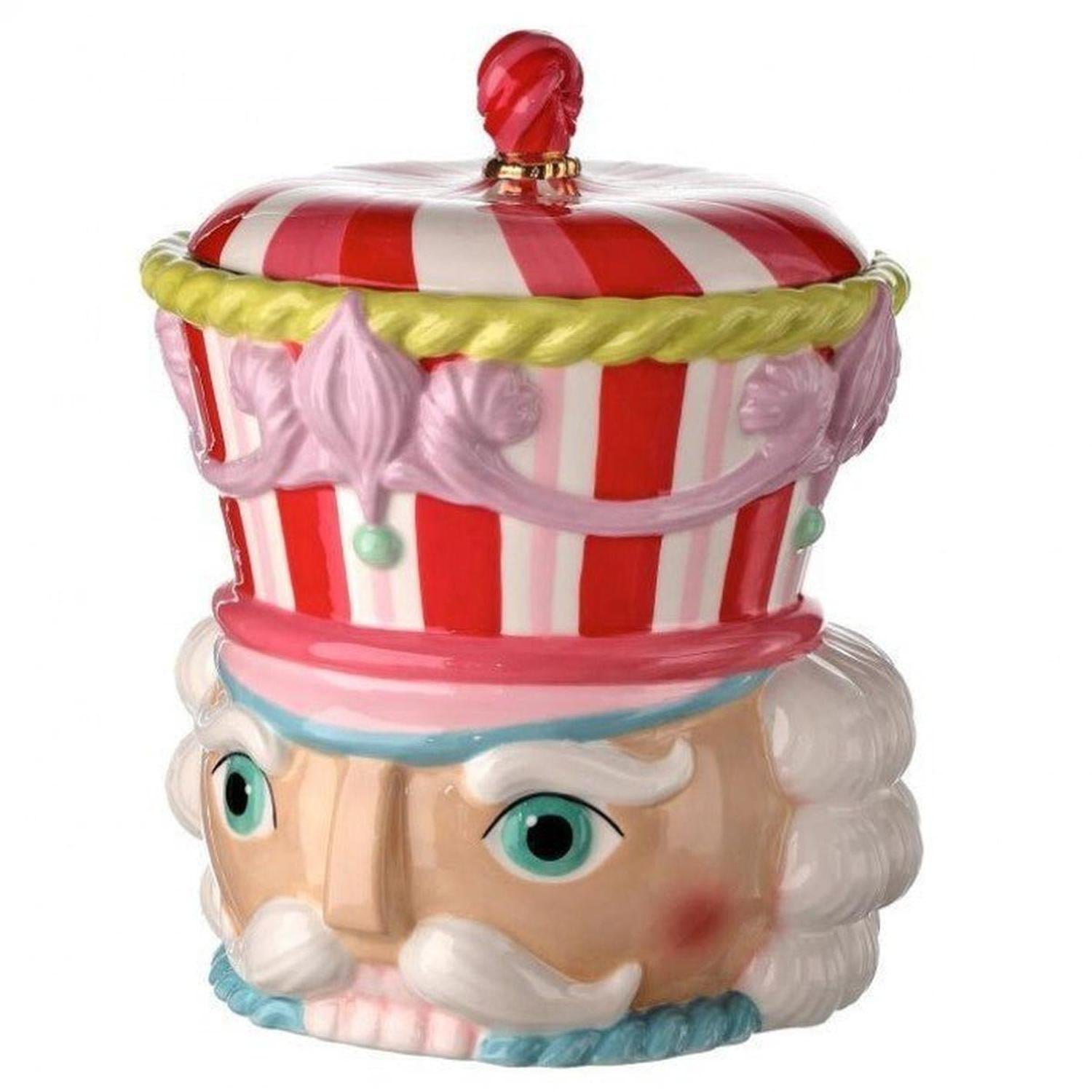 10" Nutcracker Head Cookie Jar