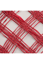 10" Poly Burlap Check Mesh: Red - Michelle's aDOORable Creations - Poly Deco Mesh