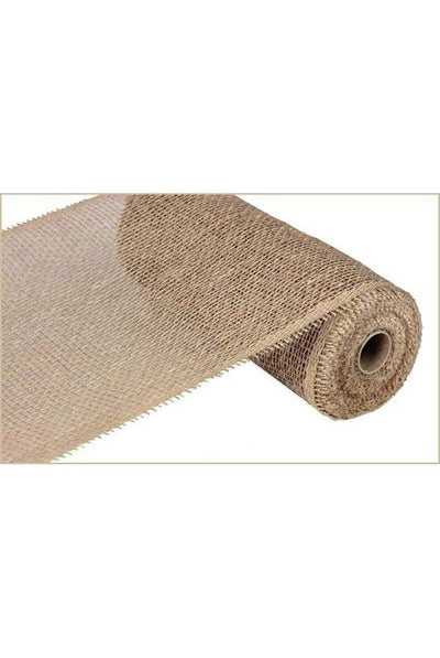 10" Poly Burlap & Jute Mesh: Natural (10 Yards) - Michelle's aDOORable Creations - Poly Deco Mesh