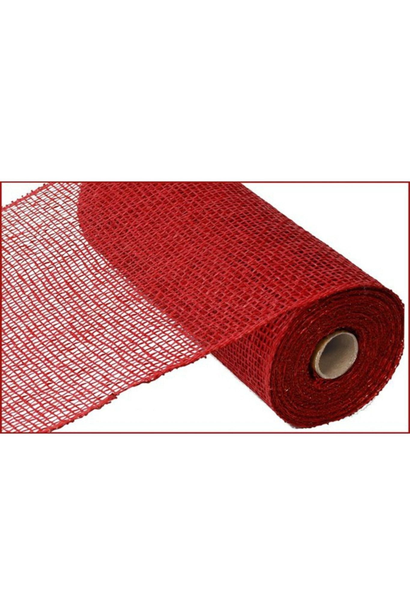 10" Poly Burlap Mesh: Cranberry Red - Michelle's aDOORable Creations - Poly Deco Mesh