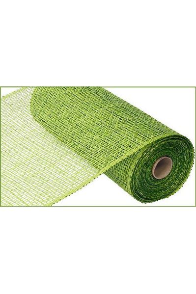 10" Poly Burlap Mesh: Lime Green - Michelle's aDOORable Creations - Poly Deco Mesh