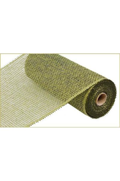 10" Poly Burlap Mesh: Olive Green - Michelle's aDOORable Creations - Poly Deco Mesh