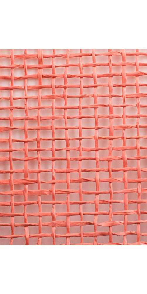 10" Poly Burlap Mesh: Peach - Michelle's aDOORable Creations - Poly Deco Mesh