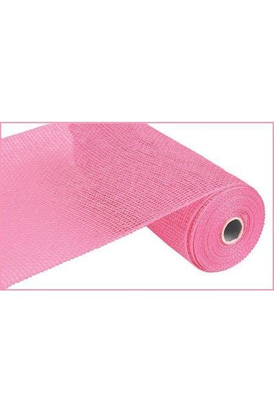 10" Poly Burlap Mesh: Pink - Michelle's aDOORable Creations - Poly Deco Mesh