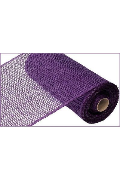 10" Poly Burlap Mesh: Purple - Michelle's aDOORable Creations - Poly Deco Mesh