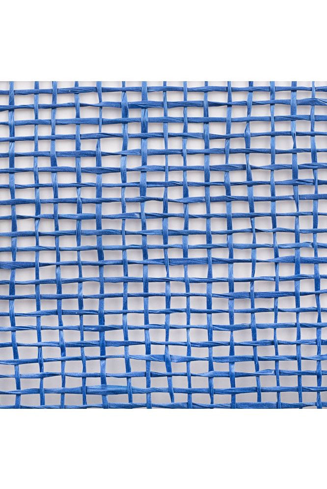 10" Poly Burlap Mesh: Royal Blue - Michelle's aDOORable Creations - Poly Deco Mesh
