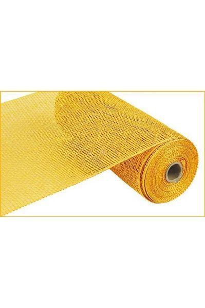 10" Poly Burlap Mesh: Yellow - Michelle's aDOORable Creations - Poly Deco Mesh