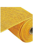 10" Poly Burlap Mesh: Yellow - Michelle's aDOORable Creations - Poly Deco Mesh