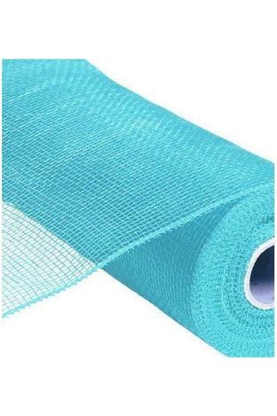 10" Poly Deco Mesh: Turquoise Blue (10 Yards) - Michelle's aDOORable Creations - Poly Deco Mesh