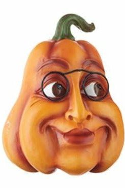 10" RAZ Imports Pumpkin Face - Michelle's aDOORable Creations - Pumpkin