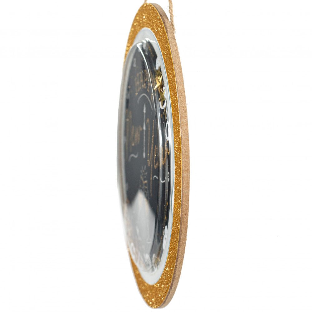 Shop For 10" Wooden Round Sign: Happy New Year Globe at Michelle's aDOORable Creations
