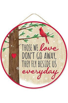 Shop For 10" Wooden Round Sign: They Fly Beside Us AP7239