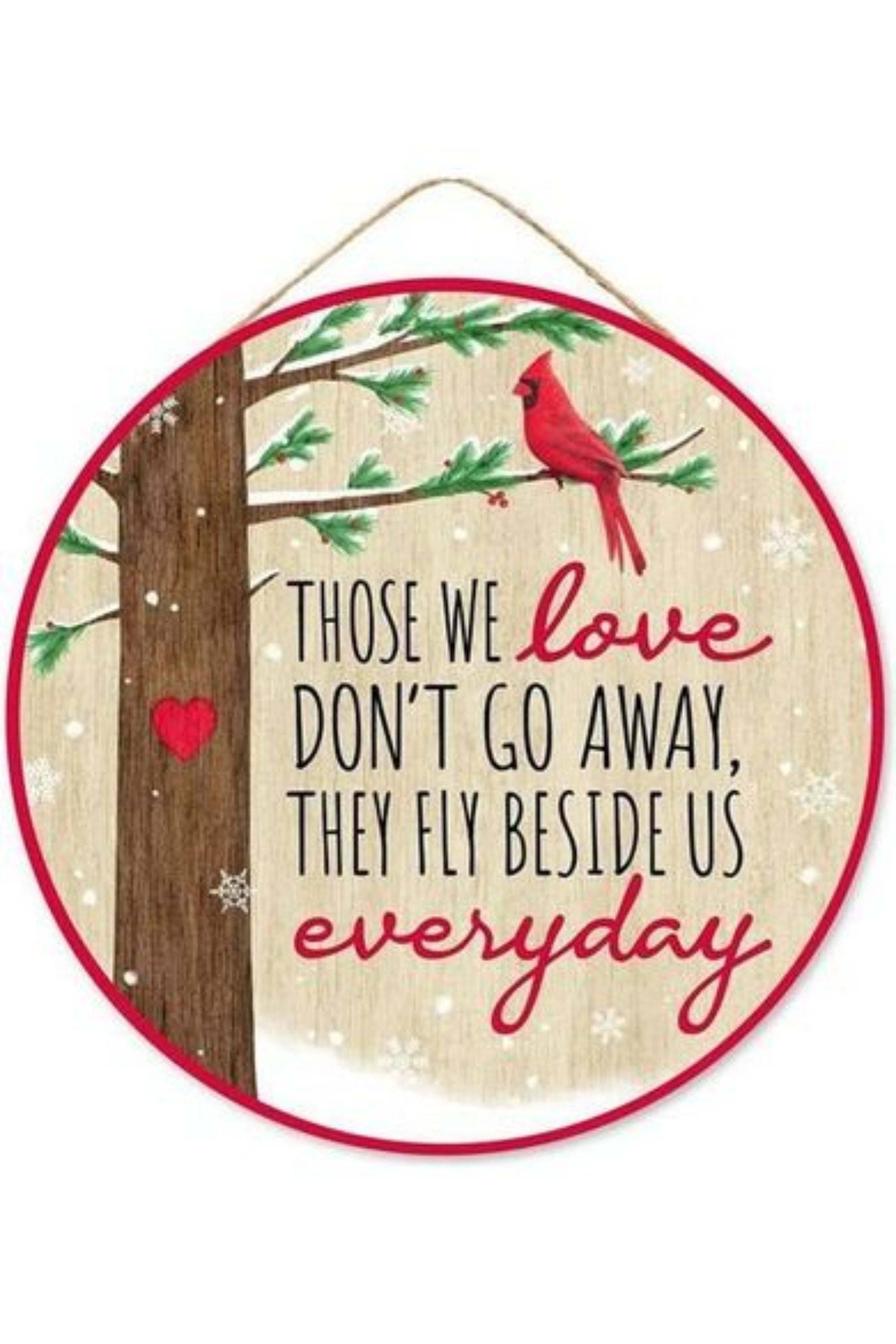 Shop For 10" Wooden Round Sign: They Fly Beside Us at Michelle's aDOORable Creations