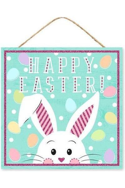 Shop For 10" Wooden Sign: Glitter Happy Easter at Michelle's aDOORable Creations