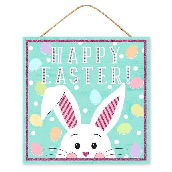 Shop For 10" Wooden Sign: Glitter Happy Easter at Michelle's aDOORable Creations