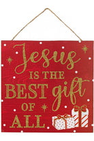 Shop For 10" Wooden Sign: Jesus Is The Best Gift AP8971