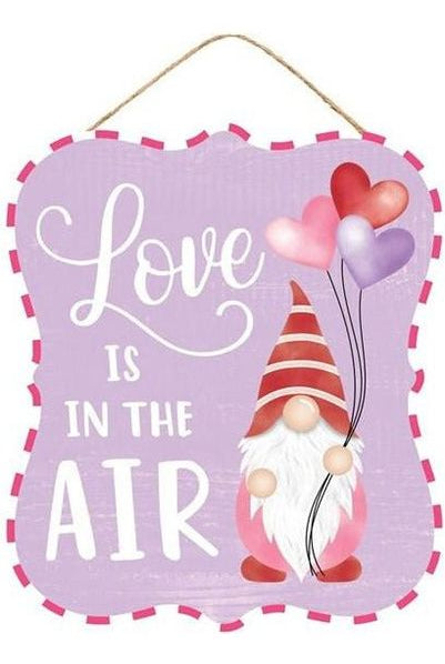 10" Wooden Sign: Love Is In The Air - Michelle's aDOORable Creations - Wooden/Metal Signs