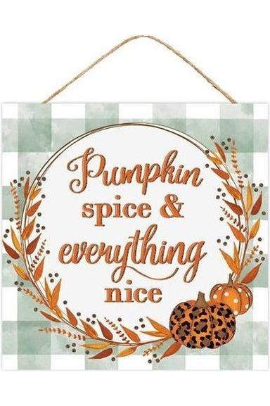 Shop For 10" Wooden Sign: Pumpkin Spice at Michelle's aDOORable Creations