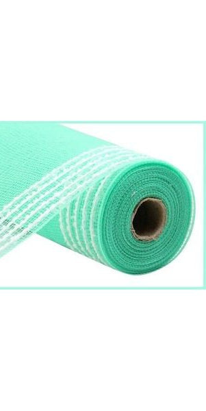 10.25" Drift Border Mesh: Mint Green (10 Yards) - Michelle's aDOORable Creations - Poly Deco Mesh