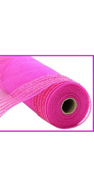 10.25" Drift Wide Border Mesh: Hot Pink (10 Yards) - Michelle's aDOORable Creations - Poly Deco Mesh