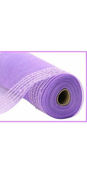10.5" Drift Wide Border Deco Mesh: Lavender (10 Yards) - Michelle's aDOORable Creations - Poly Deco Mesh
