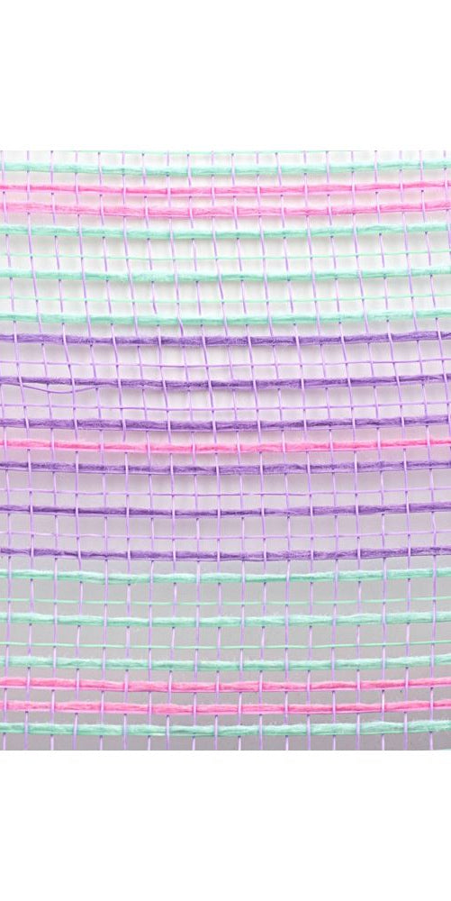 10.5" Mini Stripe Mesh: Lavender (10 Yards) - Michelle's aDOORable Creations - Poly Deco Mesh