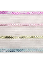 Shop For 10.5" Poly Jute Matte Stripe Mesh Ribbon: Metallic Pastel Stripes (10 Yards) at Michelle's aDOORable Creations