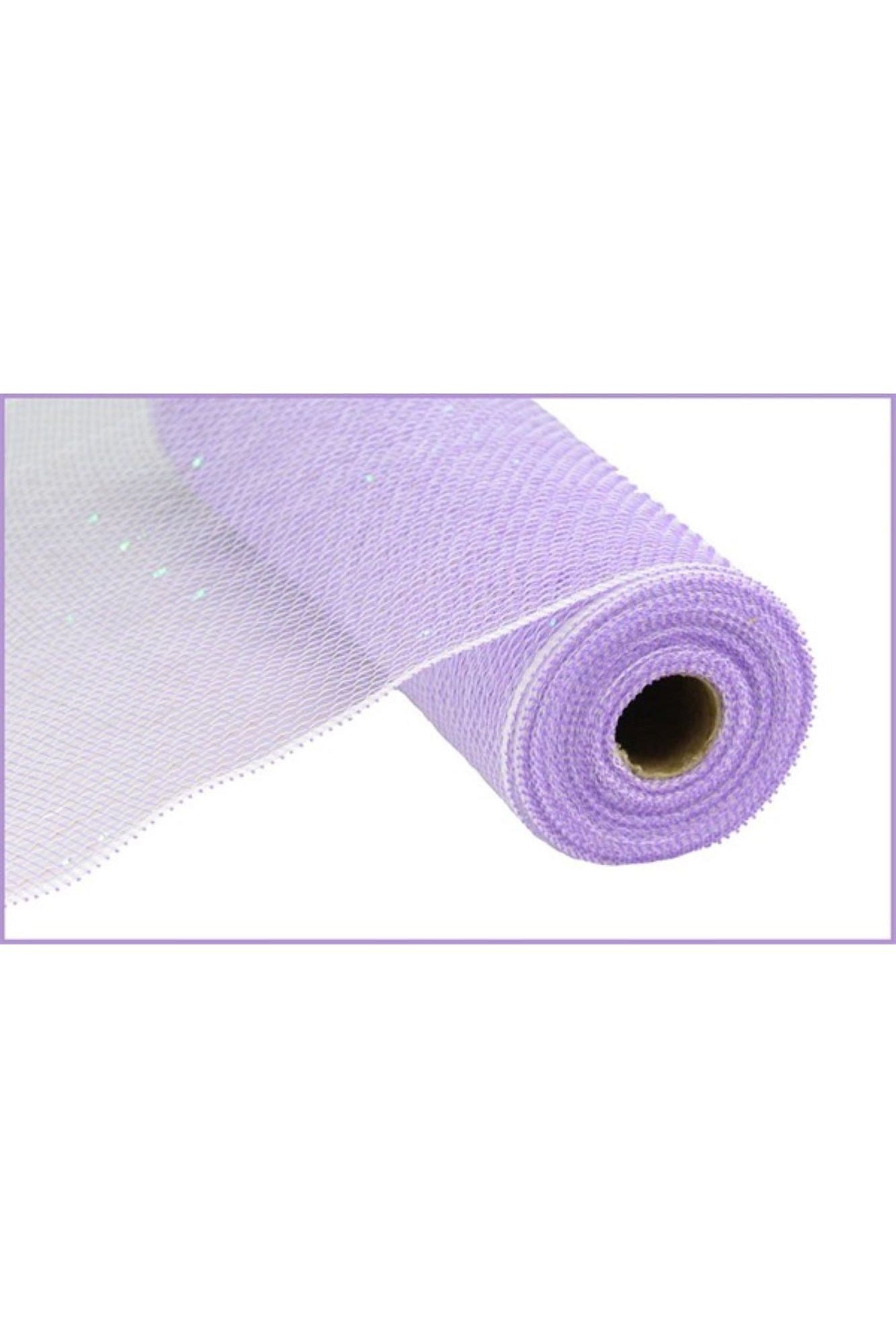 10.5" Poly Mesh Roll: Iridescent Lavender - Michelle's aDOORable Creations - Poly Deco Mesh