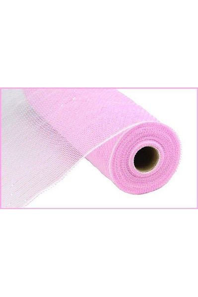 10.5" Poly Mesh Roll: Iridescent Pastel Pink Foil - Michelle's aDOORable Creations - Poly Deco Mesh