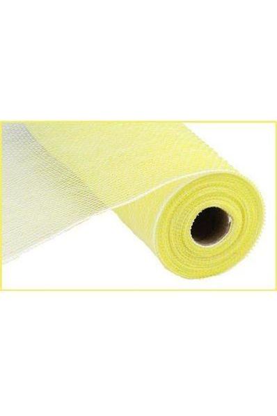 Shop For 10.5" Poly Mesh Roll Ribbon: Iridescent Pastel Yellow Foil at Michelle's aDOORable Creations