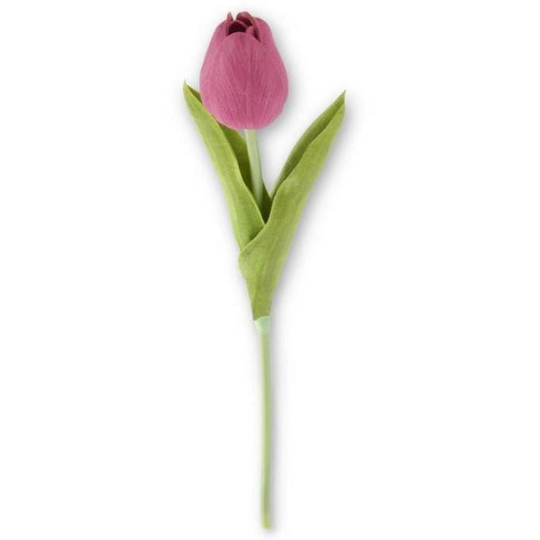 Shop For 10.5" Realistic Touch Tulip: Fuchsia at Michelle's aDOORable Creations