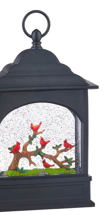 11" Cardinal Lighted Water Lantern - Michelle's aDOORable Creations - Water Lantern