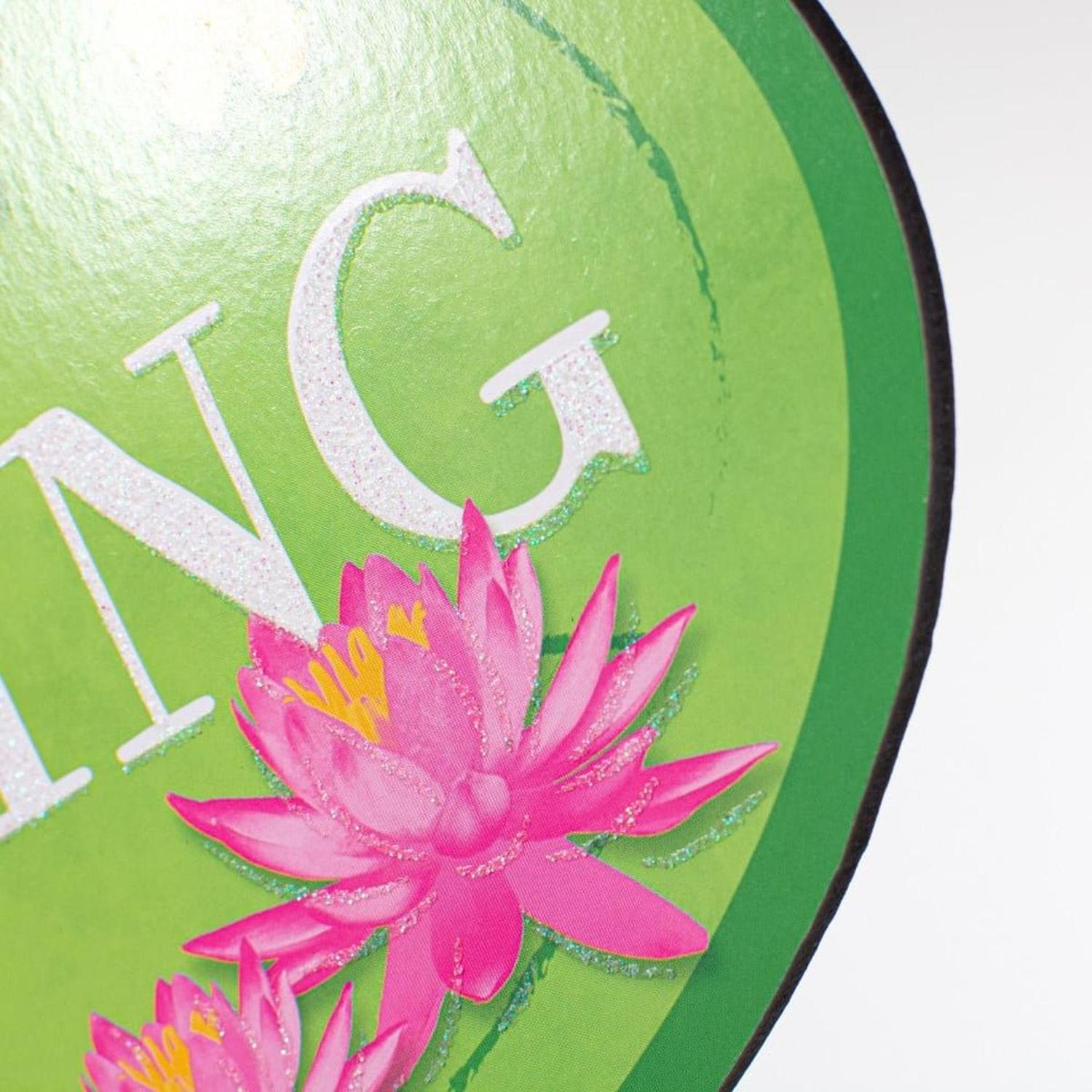 11" Hello Spring Frog Sign