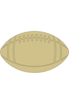 11" Unpainted MDF Football Cutout - Michelle's aDOORable Creations - Unfinished Wood Cutouts