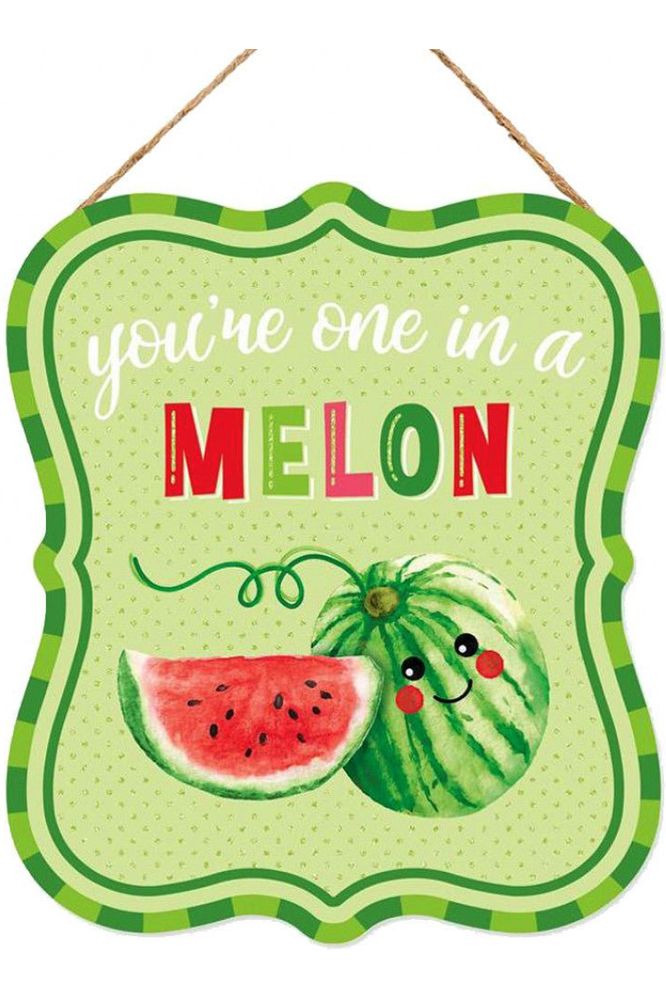 11" Wooden Sign: One In A Melon - Michelle's aDOORable Creations - Wooden/Metal Signs