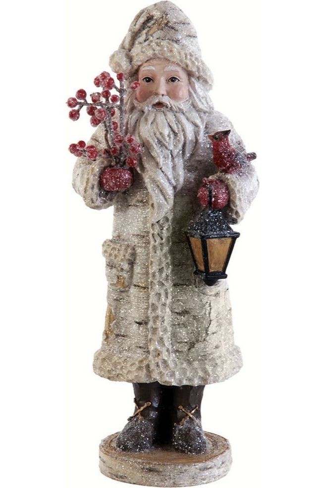 11.25" Birch Berries Belsnickel Santa - Michelle's aDOORable Creations - Holiday Ornaments