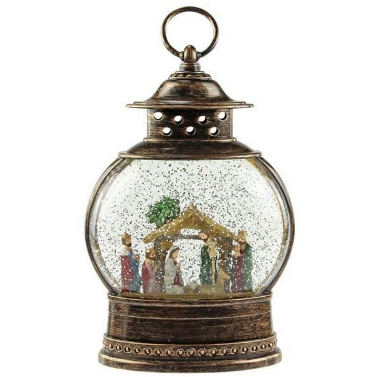 Shop For 10.25" Nativity Scene Water Lantern at Michelle's aDOORable Creations