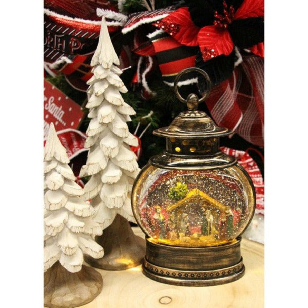 Shop For 10.25" Nativity Scene Water Lantern at Michelle's aDOORable Creations